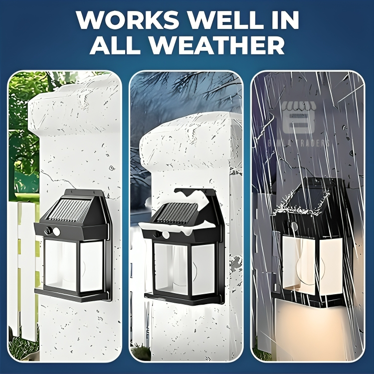 Solar wall light
