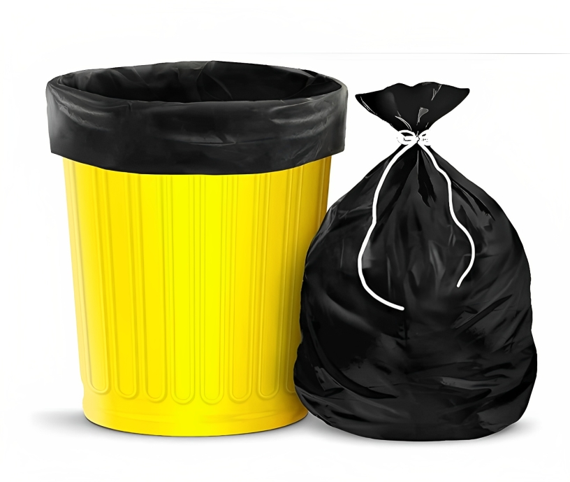 Solvora Garbage Bags β Strong & Leak-Proof Dustbin Bags for Home & Office | Medium | 90 Count | 30 Bags X 3 Rolls | For Wet Waste | Black