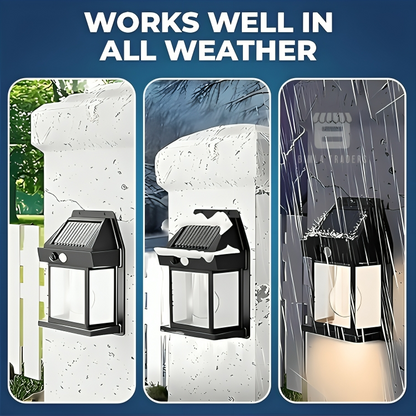 Solar wall light